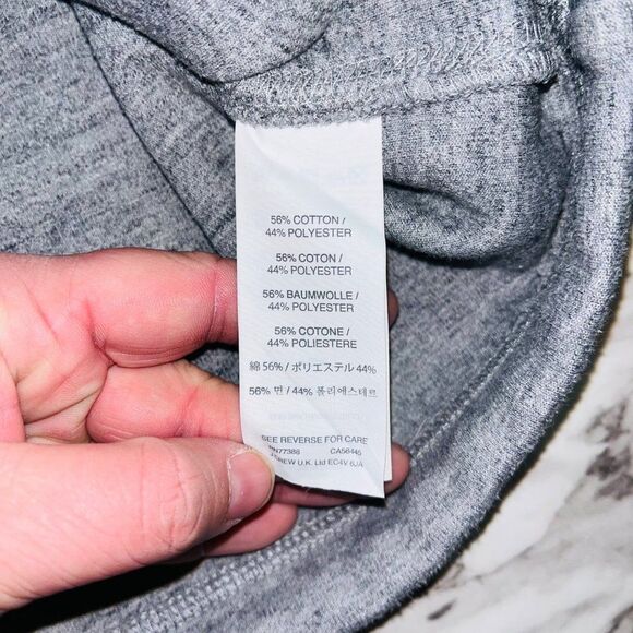 J. Crew | Short Sleeve Sweater Drawstring | Grey | Womens | XL - Picture 6 of 6